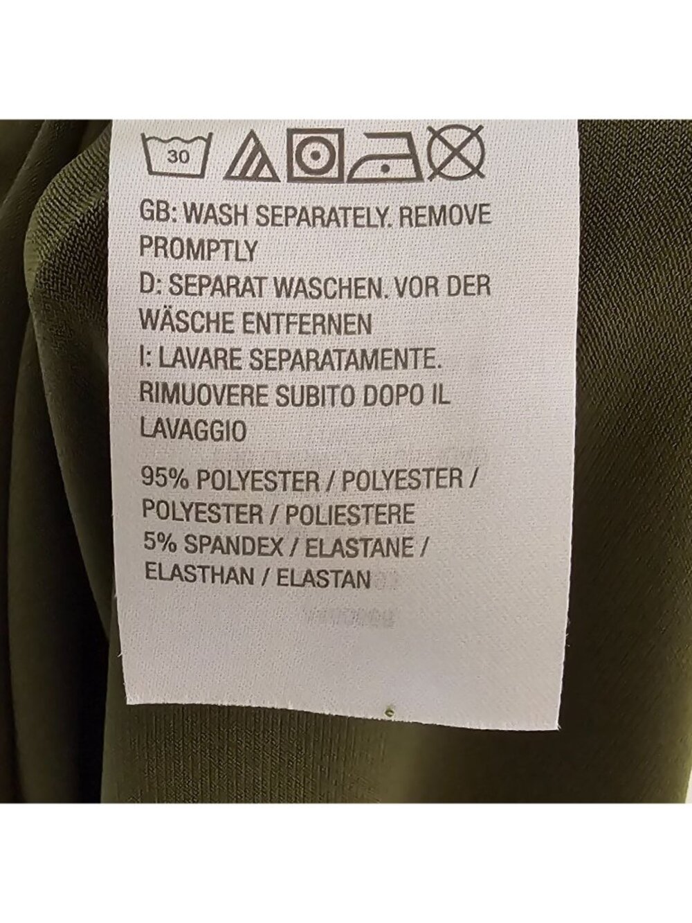 Susan Graver Olive Green Asymmetrical Plus Size 1X Button Top - Picture 3 of 6